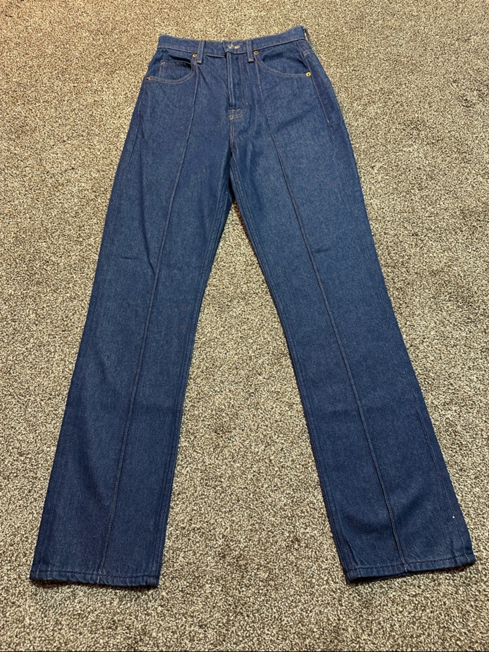 MOTHER Snacks jeans the pin up tippy top sweet too in clean your plate size 25